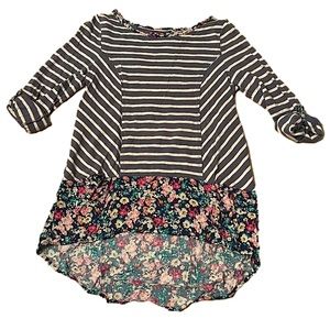 Anthropologie Postmark Fairly Striped Tunic Top